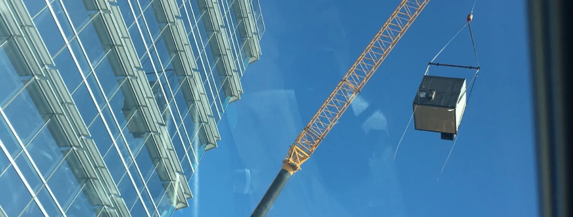 Commercial HVAC installation